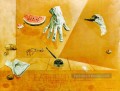Equilibrio de plumas Equilibrio interatómico de una pluma de cisne 1947 Cubismo Dada Surrealismo Salvador Dalí